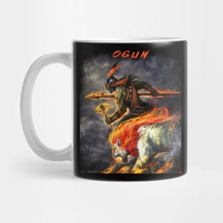 Ogun The Yoruba God of Iron and War Mug